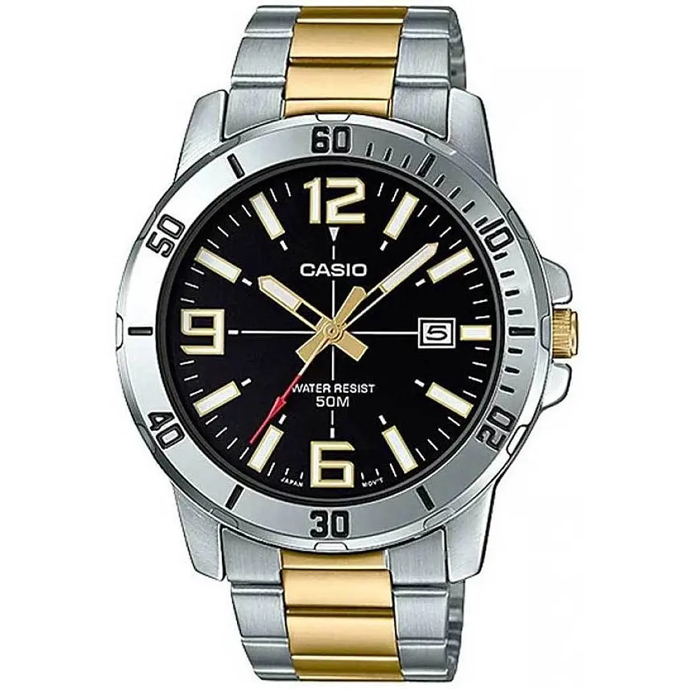 Мъжки аналогов часовник Casio - Casio Collection - MTP-VD01SG-1BVUDF