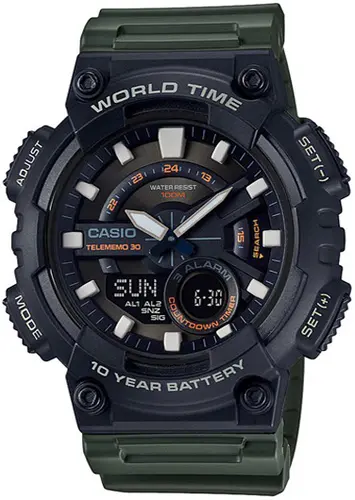 Ceas digital pentru bărbați Casio - Casio Collection - AEQ-110W-3AVDF - 1