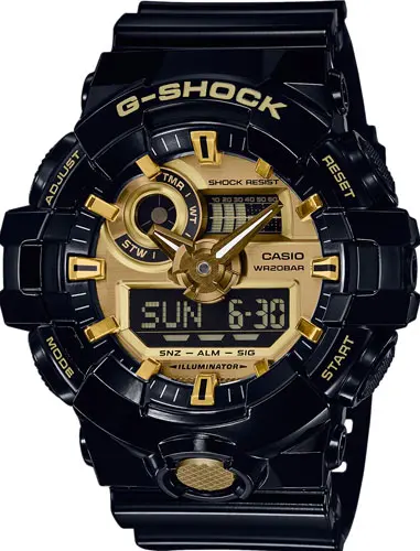 Ανδρικό ρολόι CASIO G-SHOCK - GA-710GB-1AER