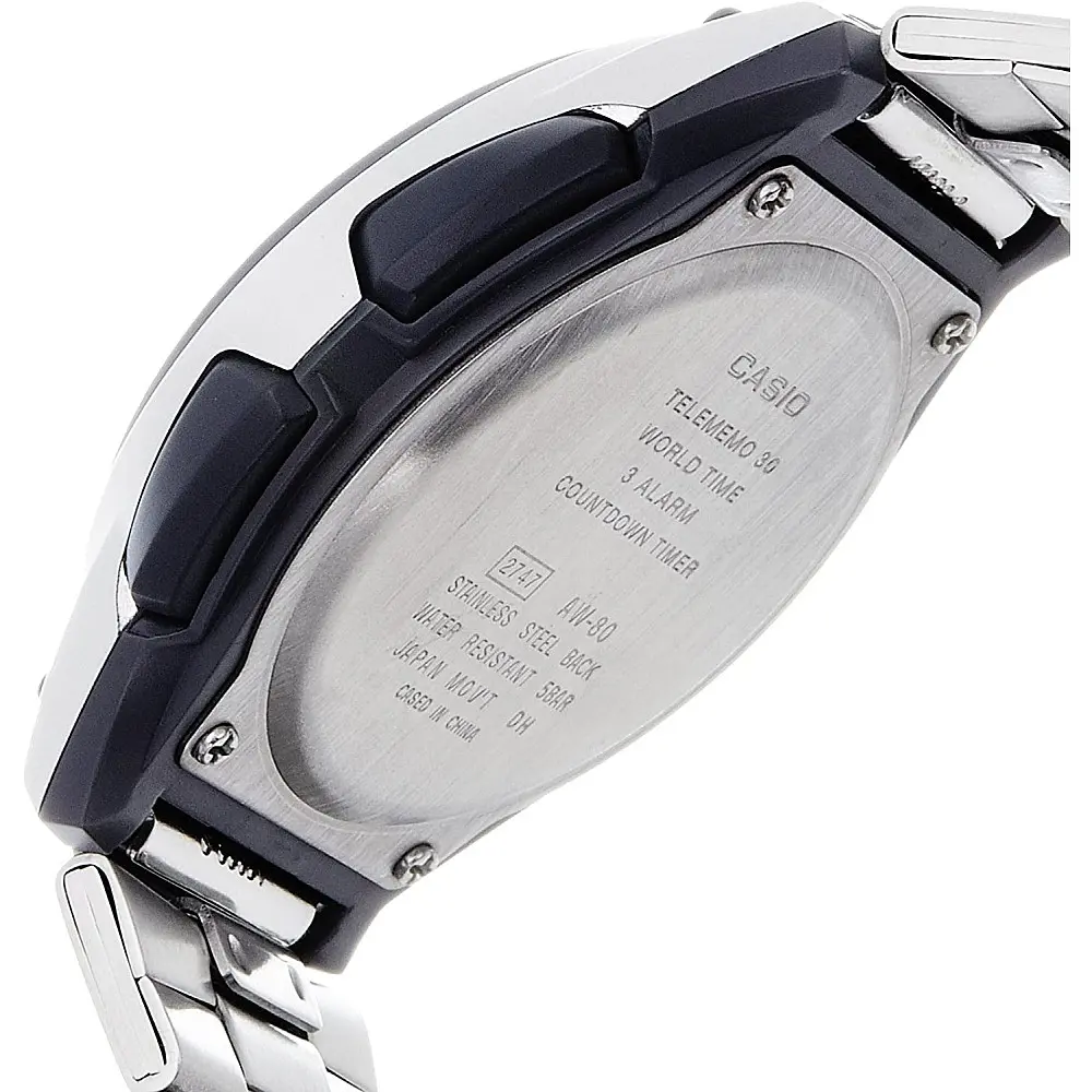 Мъжки дигитален часовник Casio - AW-80D-1AVDF - image 1