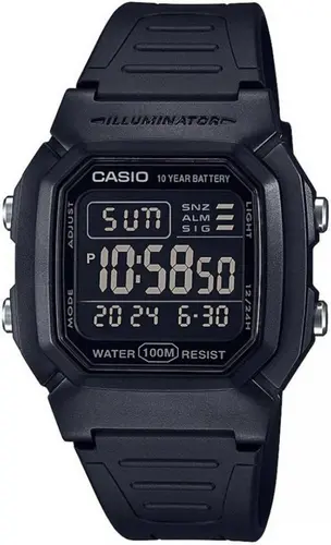 Ceas digital bărbătesc Casio - W-800H-1BVES - 1