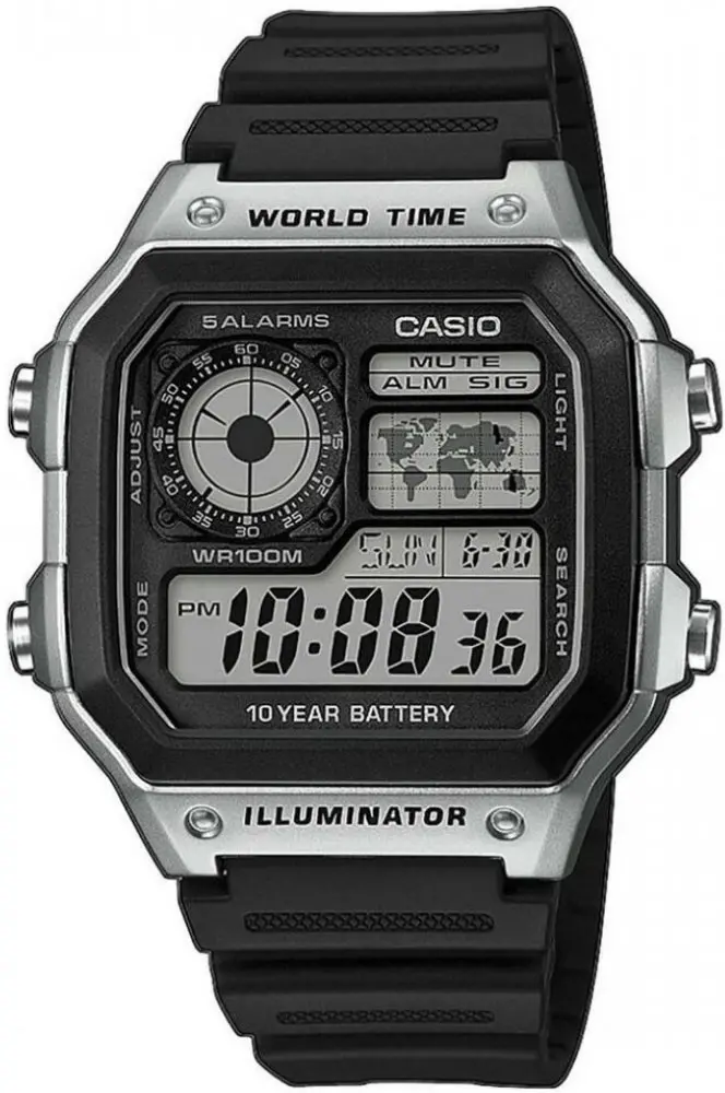Мъжки часовник Casio - AE-1200WH-1CVEF
