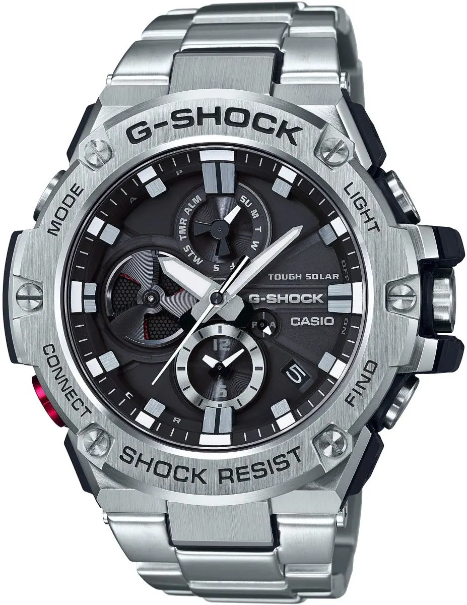 Ανδρικό ρολόι CASIO G-SHOCK WAVE CEPTOR SOLAR BLUETOOTH GST-B100D-1AER