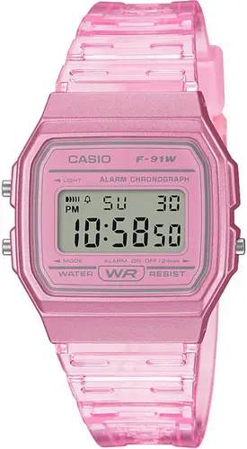 Ceas pentru copii Casio - F-91WS-4EF - 1