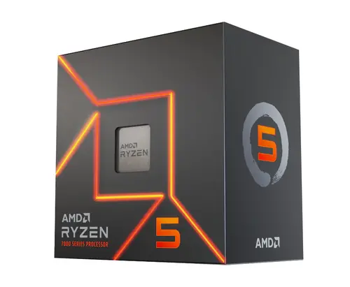 Procesor AMD RYZEN 5 7600, 6-Core, 3.8 GHz, 32MB, 65W, AM5, BOX - 1