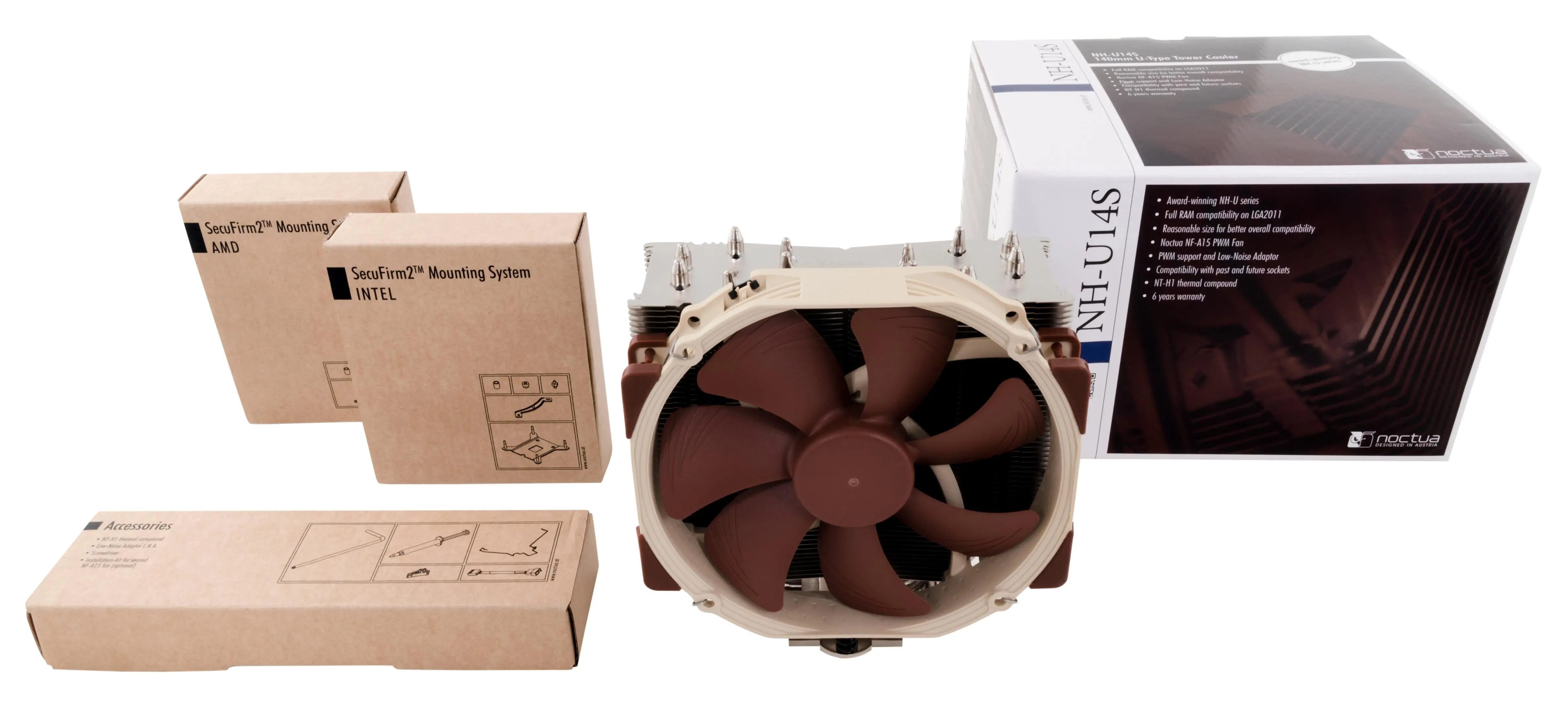 Noctua Охладител CPU Cooler NH-U14S - LGA1700/2066/1200/AMD - image 3