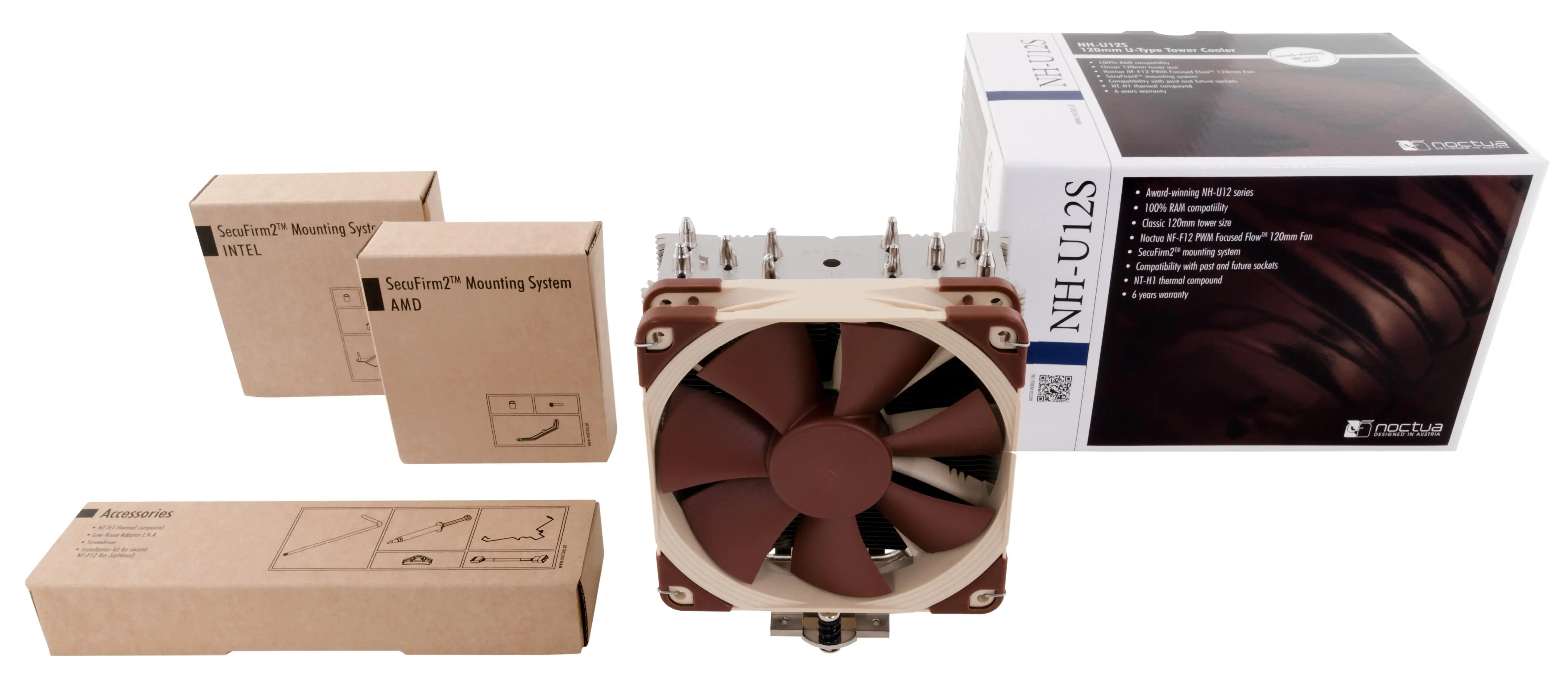 Noctua Охладител CPU Cooler NH-U12S - LGA1700/2066/1200/AMD - image 3