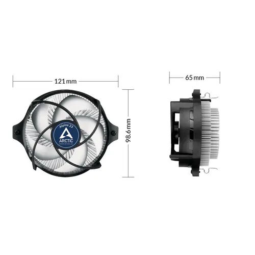 Ψύκτρα επεξεργαστή Arctic Alpine 23, AM4 - 6