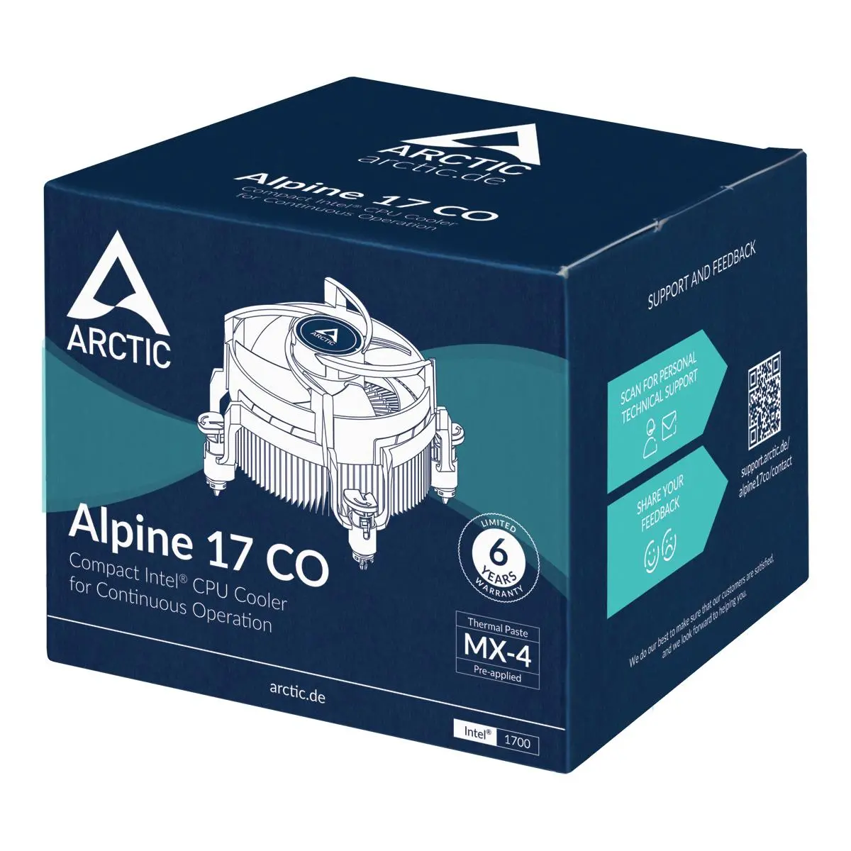 Cooler pentru procesor Arctic Alpine 17 CO, 1700 - image 5