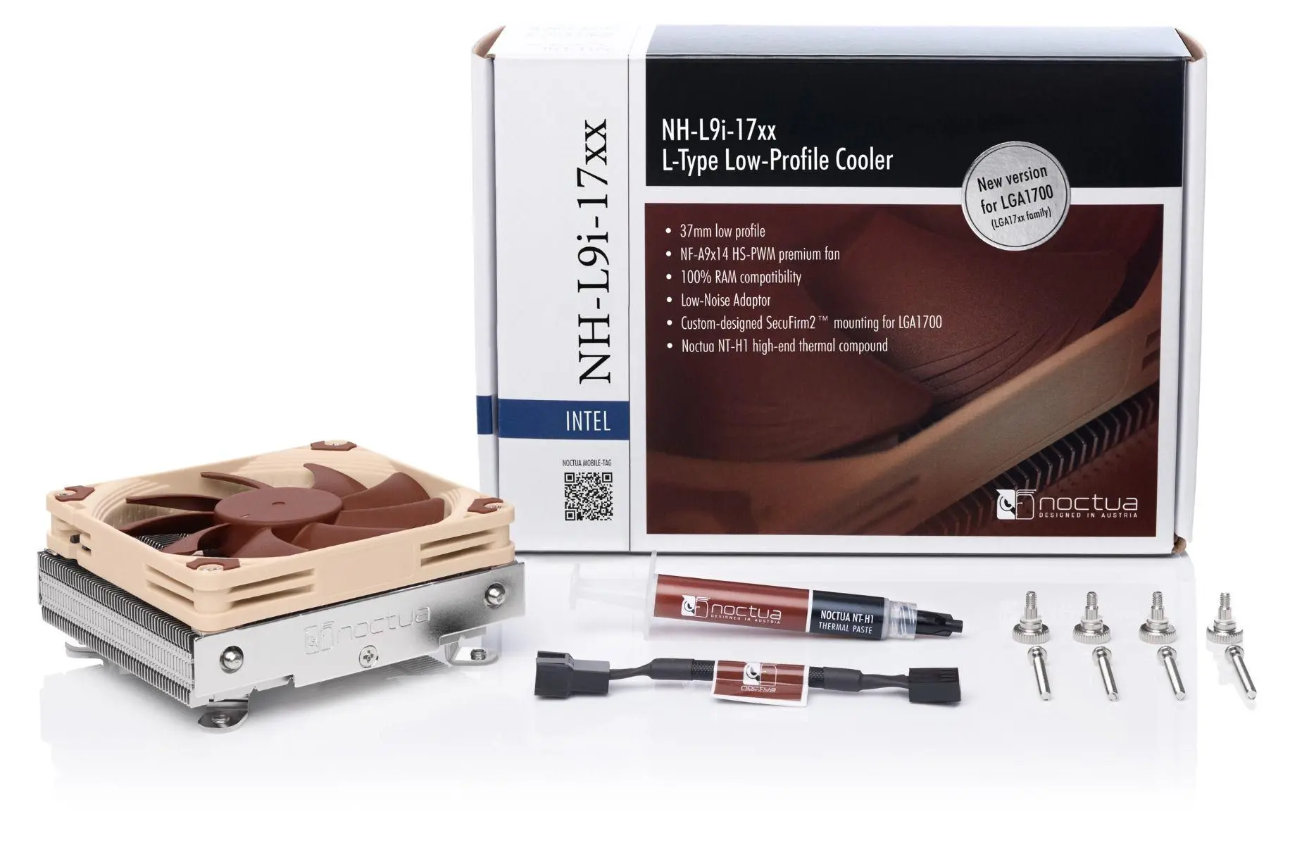 Noctua Охлаждане CPU Cooler NH-L9i-17xx Low Profile - image 3