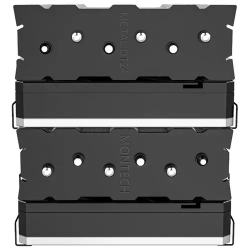 Охладител за процесор MONTECH METAL DT24 BASE 120mm Black AMD/Intel - image 5