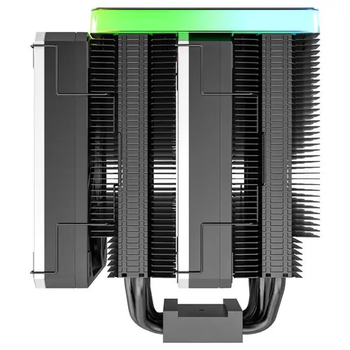 Охладител за процесор MONTECH METAL DT24 Premium ARGB 2x120mm Black AMD/Intel - image 3
