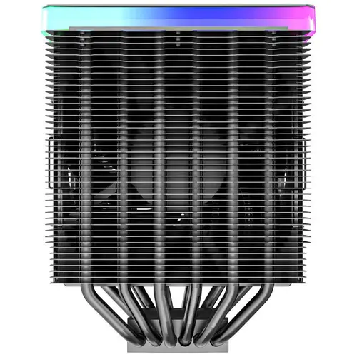 Охладител за процесор MONTECH METAL DT24 Premium ARGB 2x120mm Black AMD/Intel - image 5