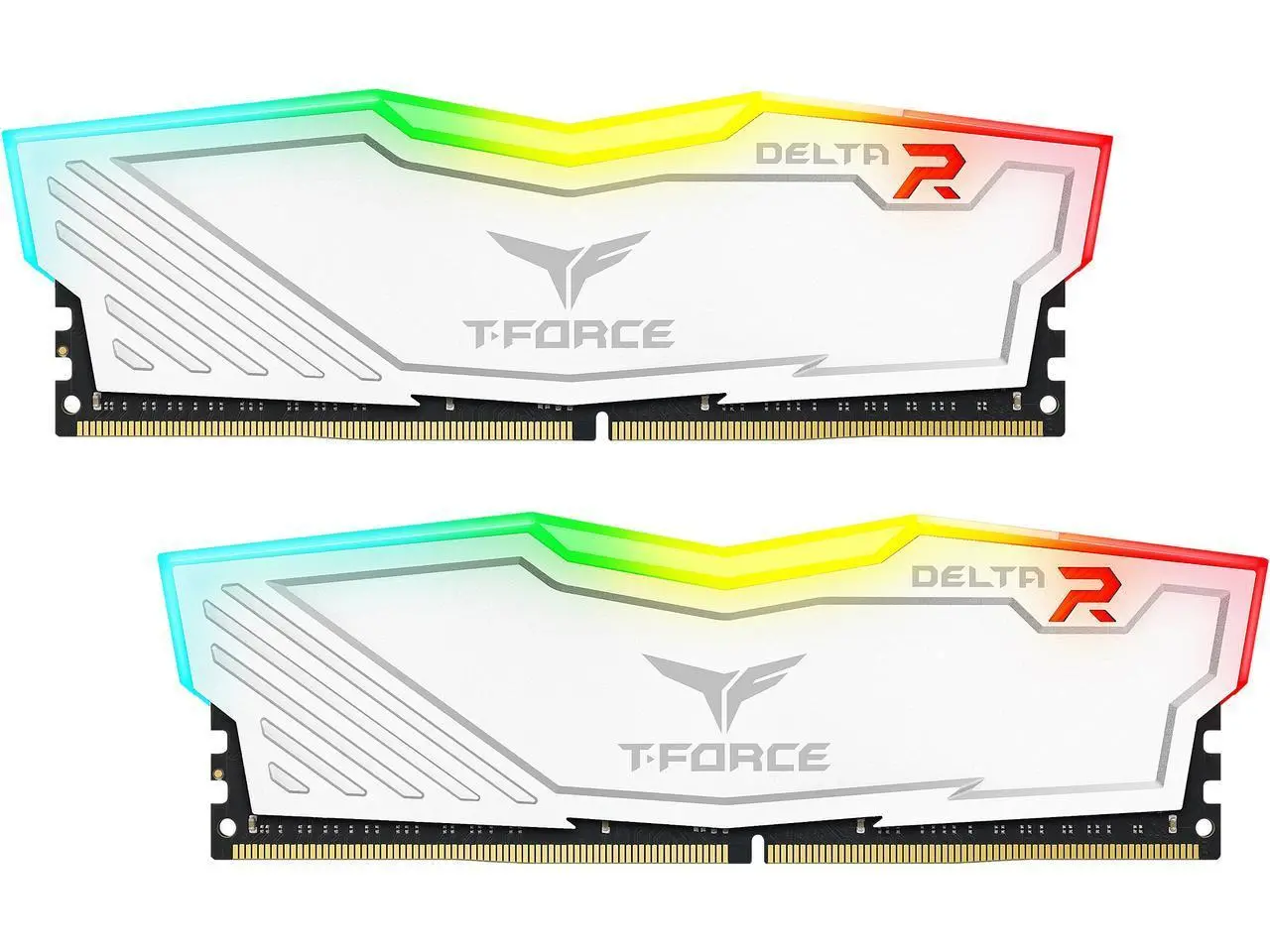 Μνήμη Team Group T-Force Delta RGB White DDR4 16GB (2x8GB) 3200MHz 1.35V