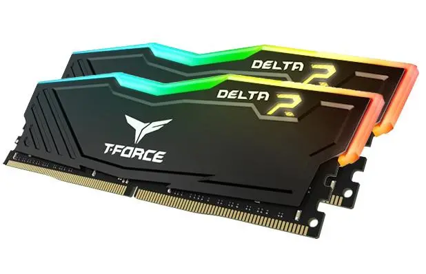 Памет Team Group T-Force Delta RGB Black, DDR4, 64GB (2x32GB), 3200MHz, CL16-18-18-38 1.35V - image 1