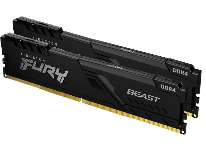 Μνήμη Kingston FURY Beast Black 32GB(2x16GB) DDR4 3200MHz KF432C16BB1K2/32