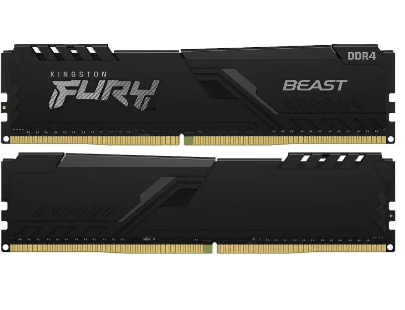 Μνήμη Kingston FURY Beast Black 32GB(2x16GB) DDR4 3200MHz KF432C16BB1K2/32 - image 1