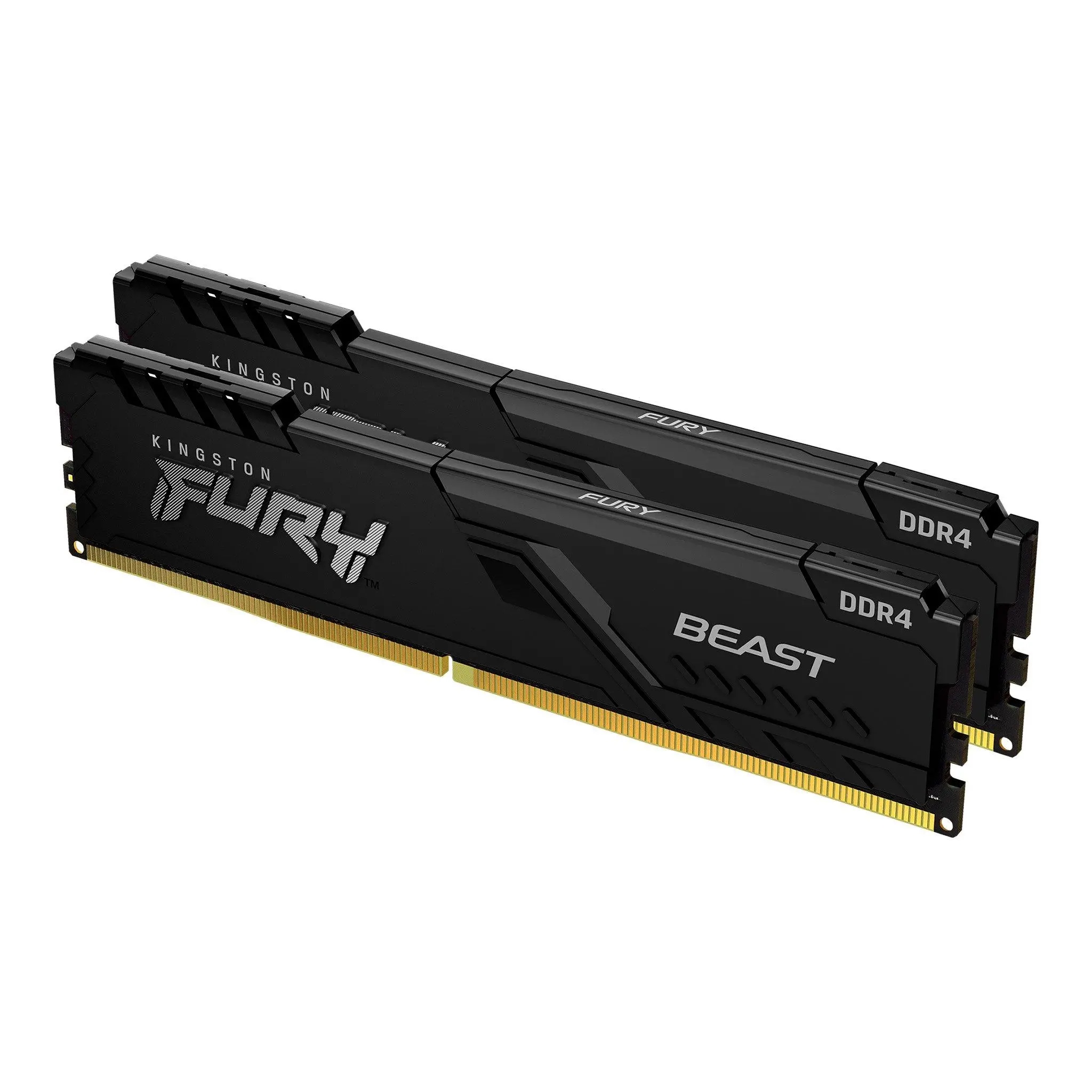Μνήμη Kingston FURY Beast Black 32GB(2x16GB) DDR4 3600MHz KF436C18BBK2/32