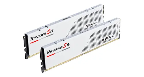 Памет G.SKILL Ripjaws S5 White, 32GB(2x16GB), DDR5, 5200MHz, F5-5200J3636C16GX2-RS5W - image 1