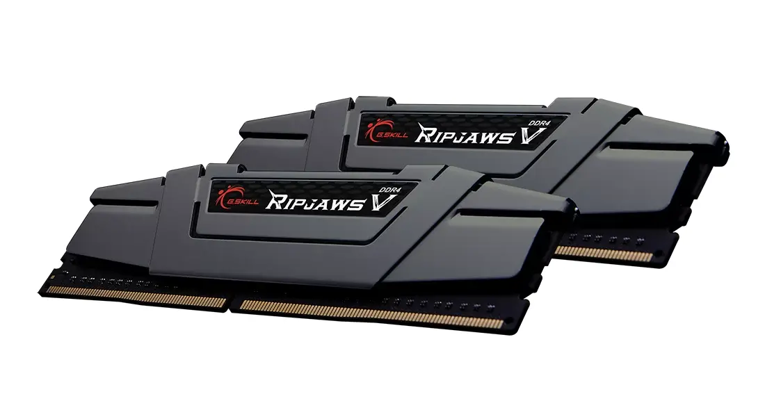 Памет G.SKILL Ripjaws V Dark Gray 16GB(2x8GB) DDR4 3200MHz F4-3200C16D-16GVGB - image 1