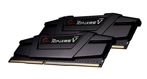 Памет G.SKILL Ripjaws V Black 16GB(2x8GB) DDR4 3200MHz F4-3200C16D-16GVKB - image 1