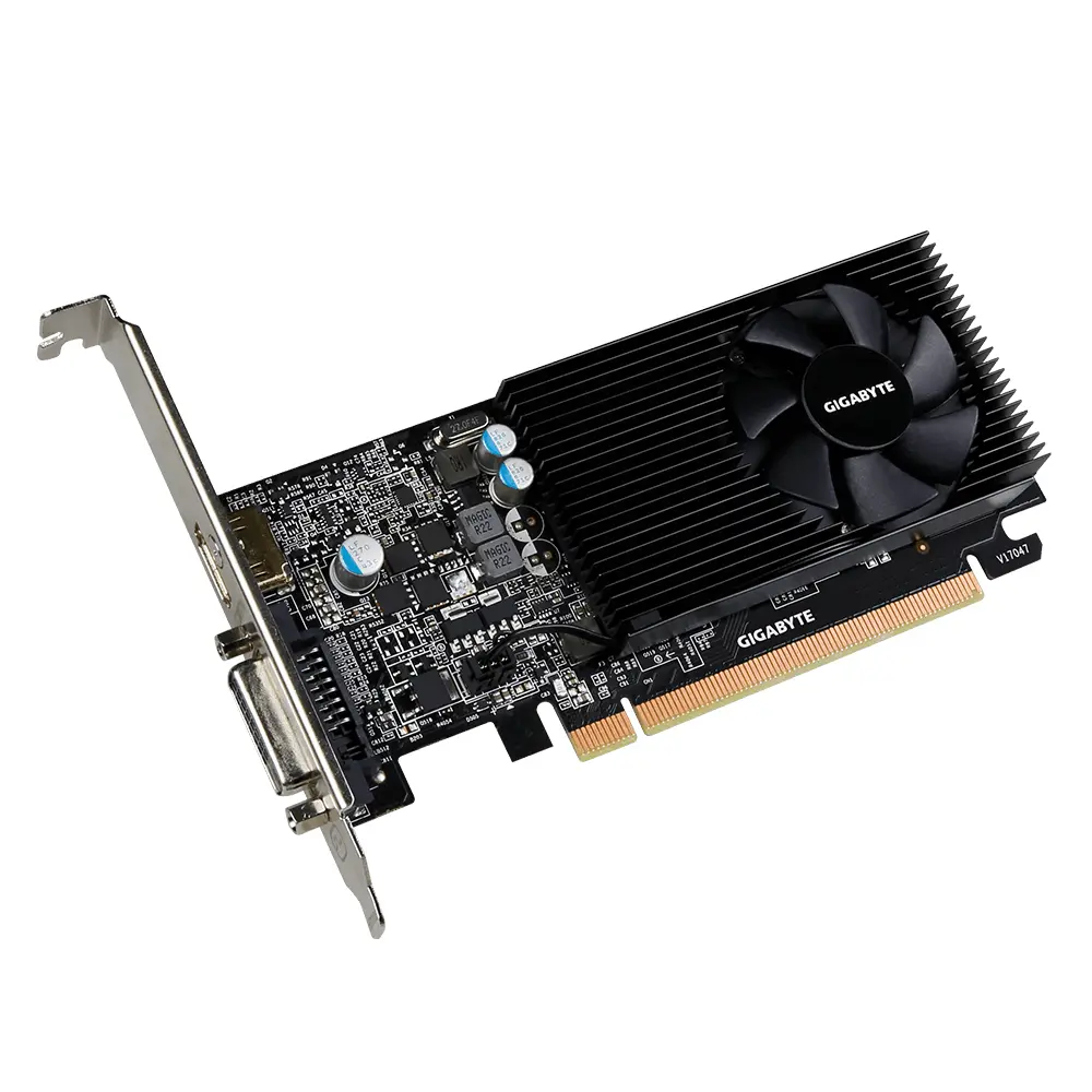 Видео карта GIGABYTE GeForce® GT 1030 2GB GDDR5 64 bit, Low Profile, DVI-D, HDMI - image 2