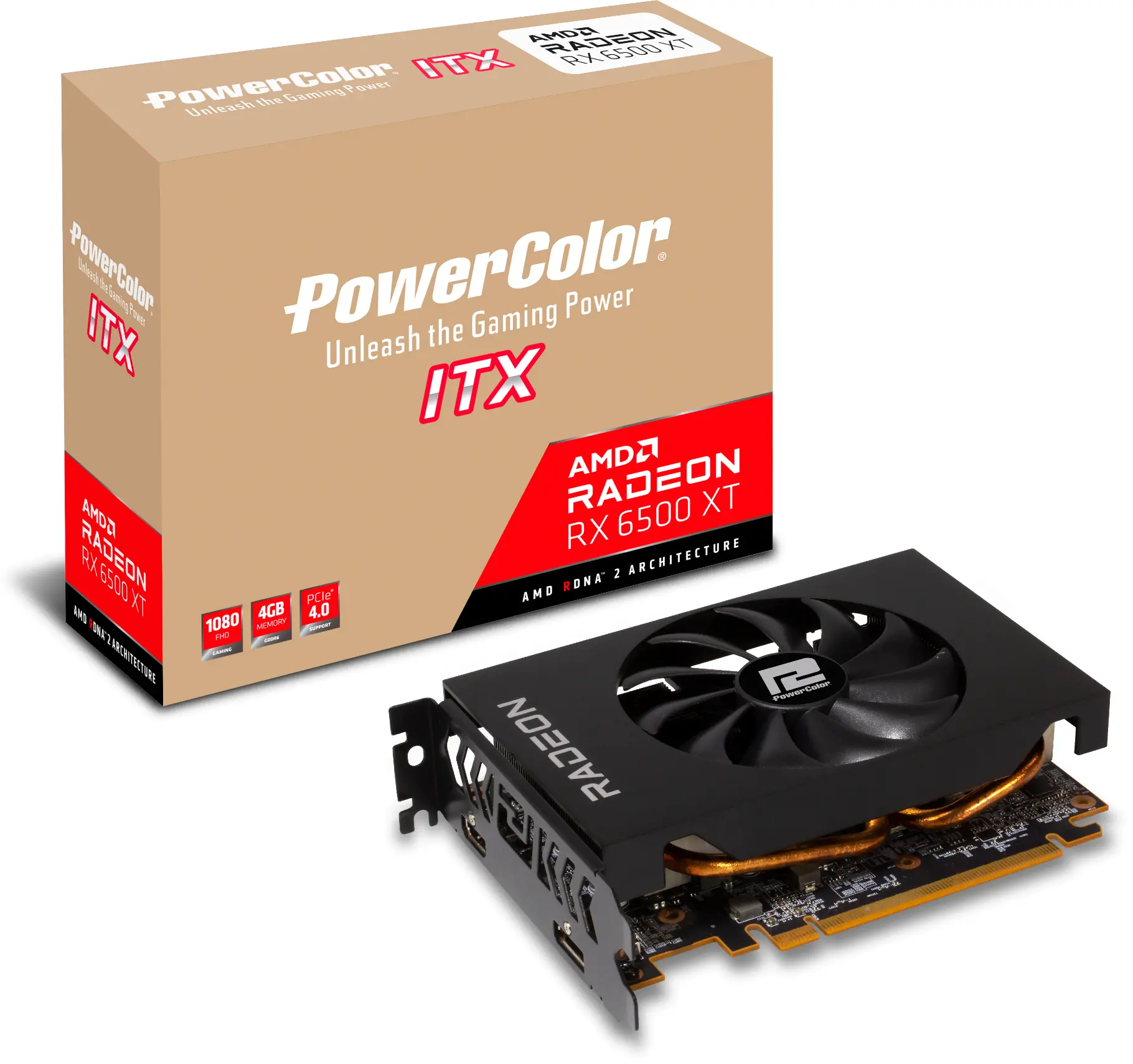 Видеокарта PowerColor RX 6500 XT ITX 4GB GDDR6 - image 4