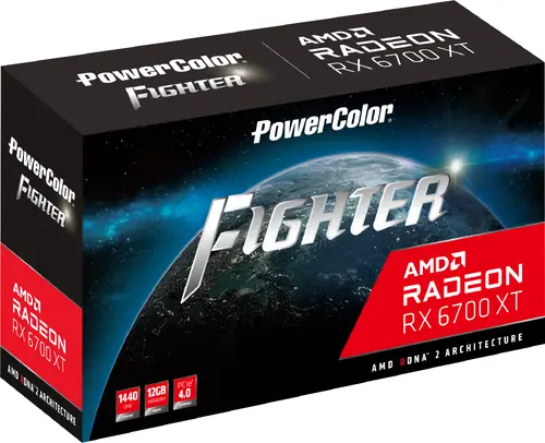 Видеокарта PowerColor Fighter AMD Radeon RX 6700 XT 12GB GDDR6 - image 5