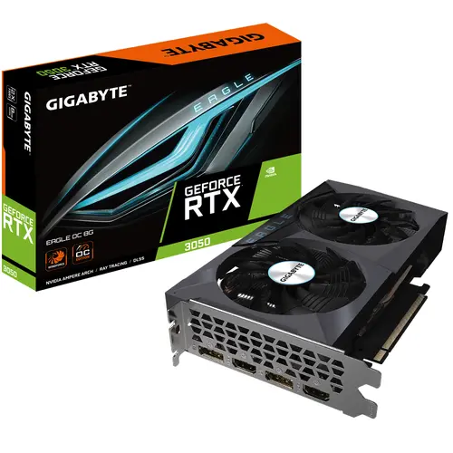 Видео карта GIGABYTE GeForce RTX 3050 EAGLE OC 8GB GDDR6 - image 7