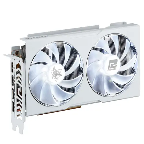Видеокарта PowerColor HellHound Spectral White OC Radeon RX 6650 XT, 8GB, GDDR6 - image 1