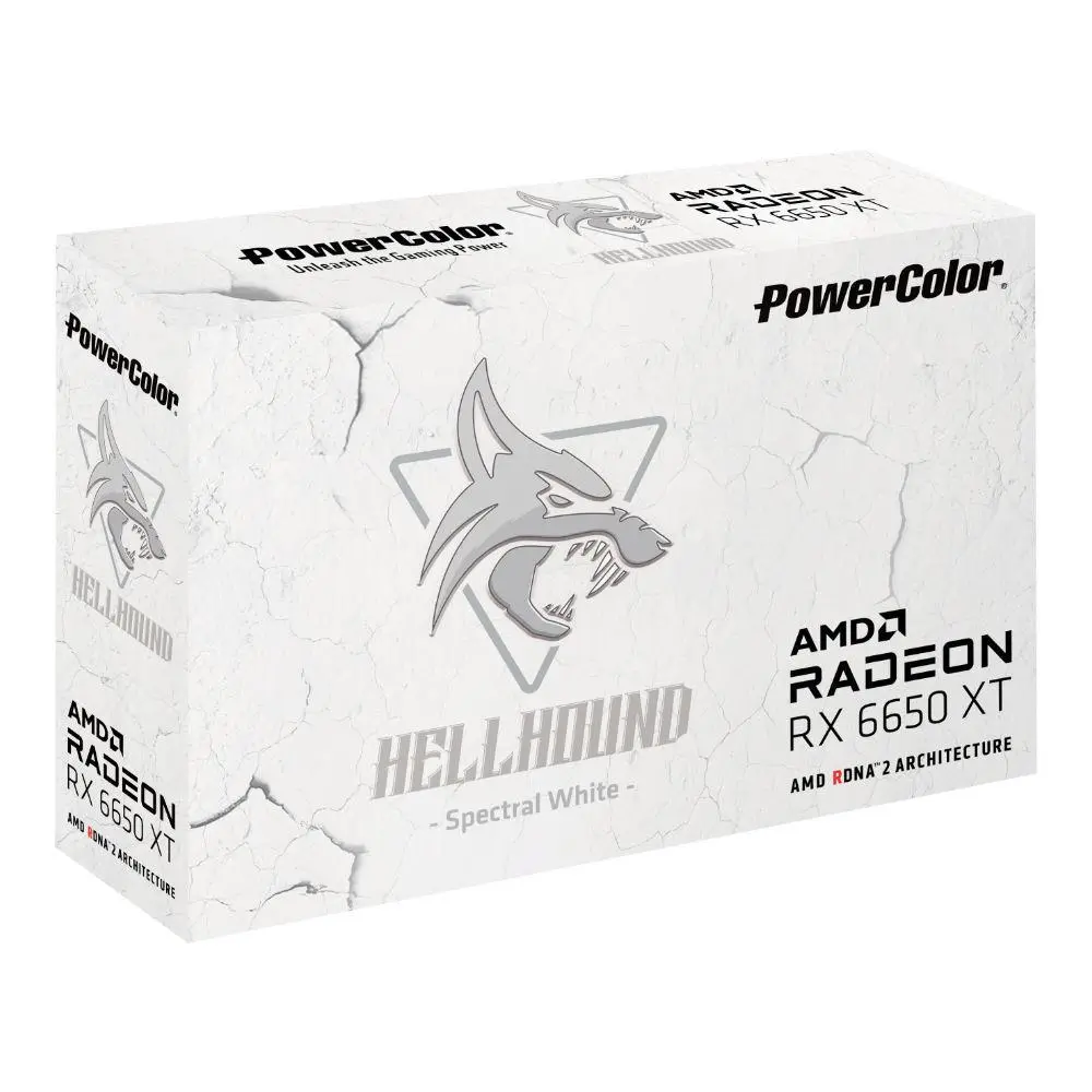 Видеокарта PowerColor HellHound Spectral White OC Radeon RX 6650 XT, 8GB, GDDR6 - image 5
