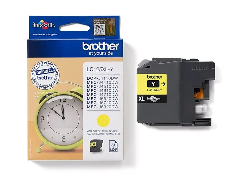 Consumabil, Brother LC-125 XL Yellow Cartuș de cerneală pentru MFC-J4510DW