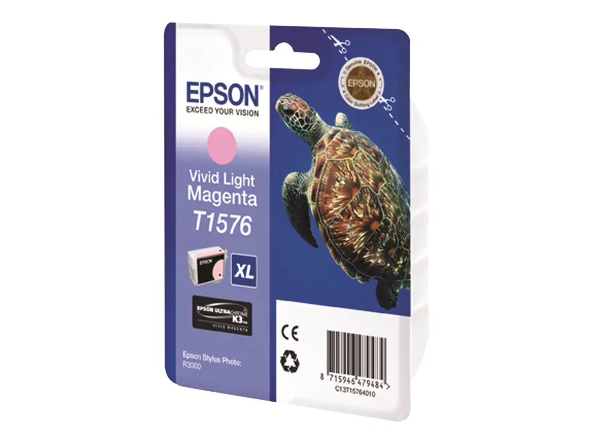 Консуматив, Epson T1576 Vivid Light Magenta for Epson Stylus Photo R3000 - image 1