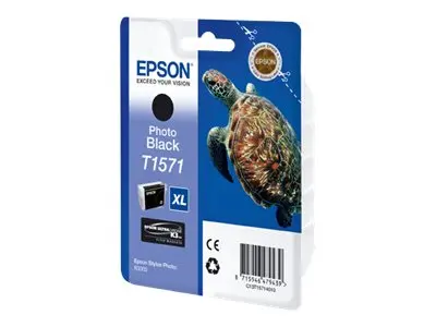 Консуматив, Epson T1571 Photo Black for Epson Stylus Photo R3000 - image 1