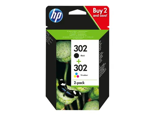 Консуматив, HP 302 2-pack Black/Tri-color Original Ink Cartridges - 13