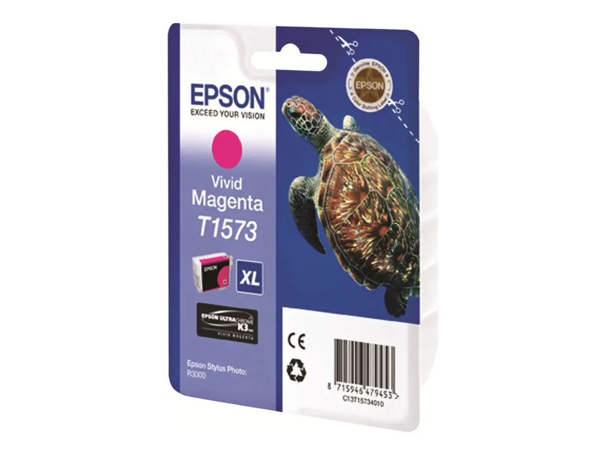 Консуматив, Epson T1573 Vivid Magenta for Epson Stylus Photo R3000 - image 1