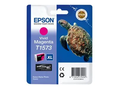 Консуматив, Epson T1573 Vivid Magenta for Epson Stylus Photo R3000 - image 3