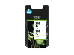 Консуматив, HP 301 2-pack Black/Tri-color Original Ink Cartridges