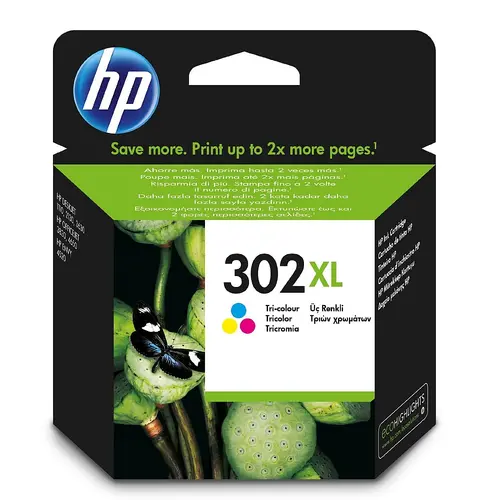 Consumabil, HP 302XL cartuș de cerneală original tricolor, de capacitate mare - 1