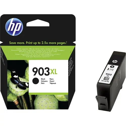 Αναλώσιμο, HP 903XL Αυθεντικό Δοχείο Μελανιού Μαύρο Υψηλής Απόδοσης - 1