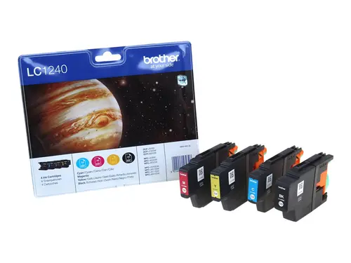 Консуматив, Brother LC-1240 BK/C/M/Y Value Bonus Pack Ink Cartridge for MFC-J6510/J6910