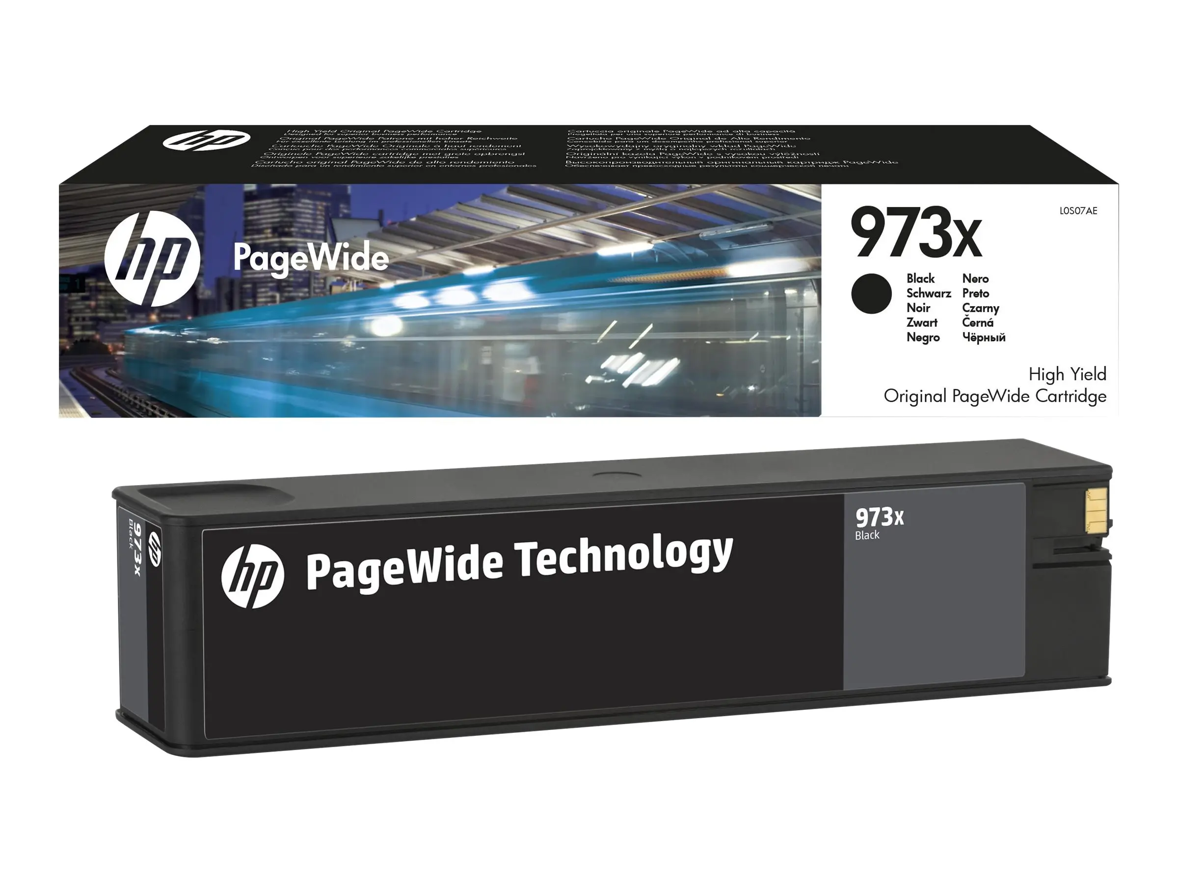 Consumabil, HP 973X Capacitate mare Cartuș PageWide original negru - image 1