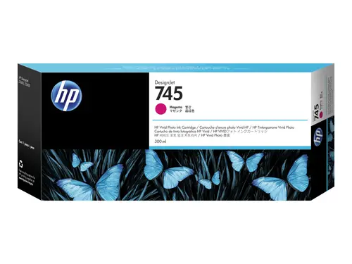 Консуматив, HP 745 300-ml Magenta Ink Cartridge