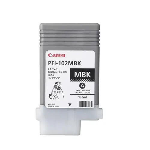 Consumabil, Canon Rezervor de cerneală pigment PFI-102, Negru mat - 1