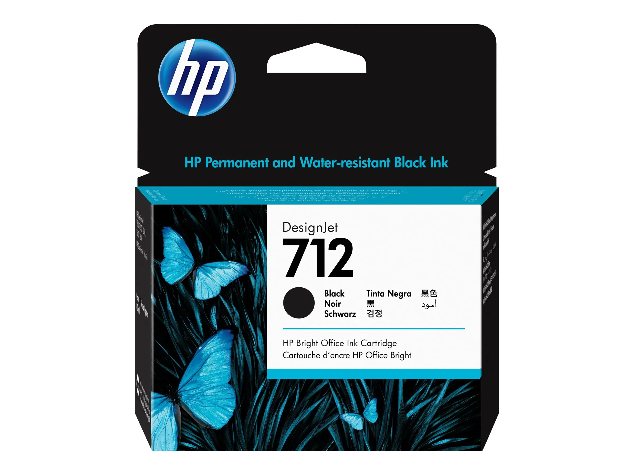 Консуматив, HP 712 80ml Black Ink Cartridge - image 2