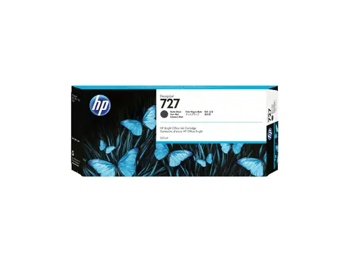 Consumabil, HP 727 cartuș de cerneală Designjet 300-ml negru mat - 1