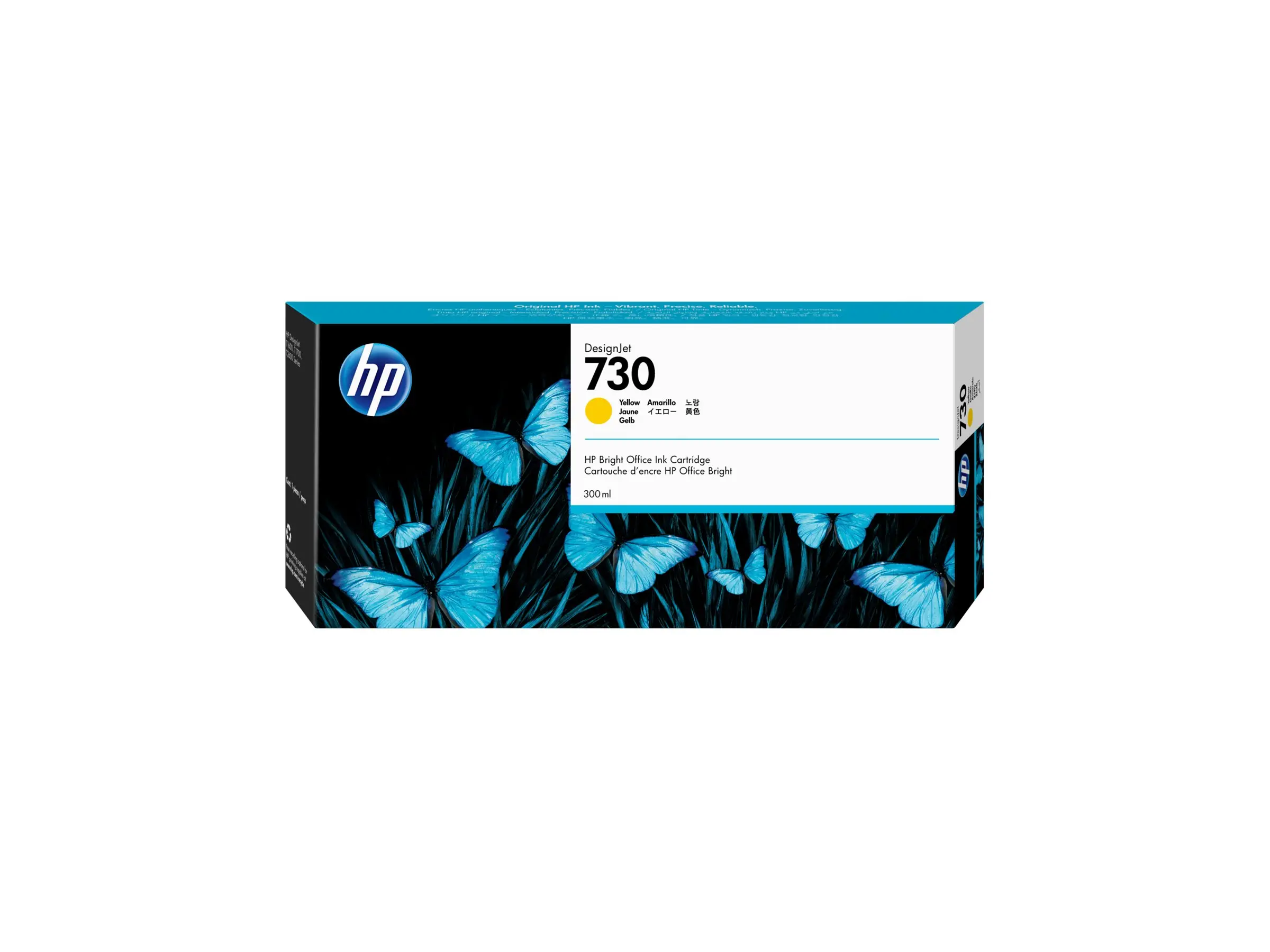 Консуматив, HP 730 300-ml Yellow Ink Cartridge
