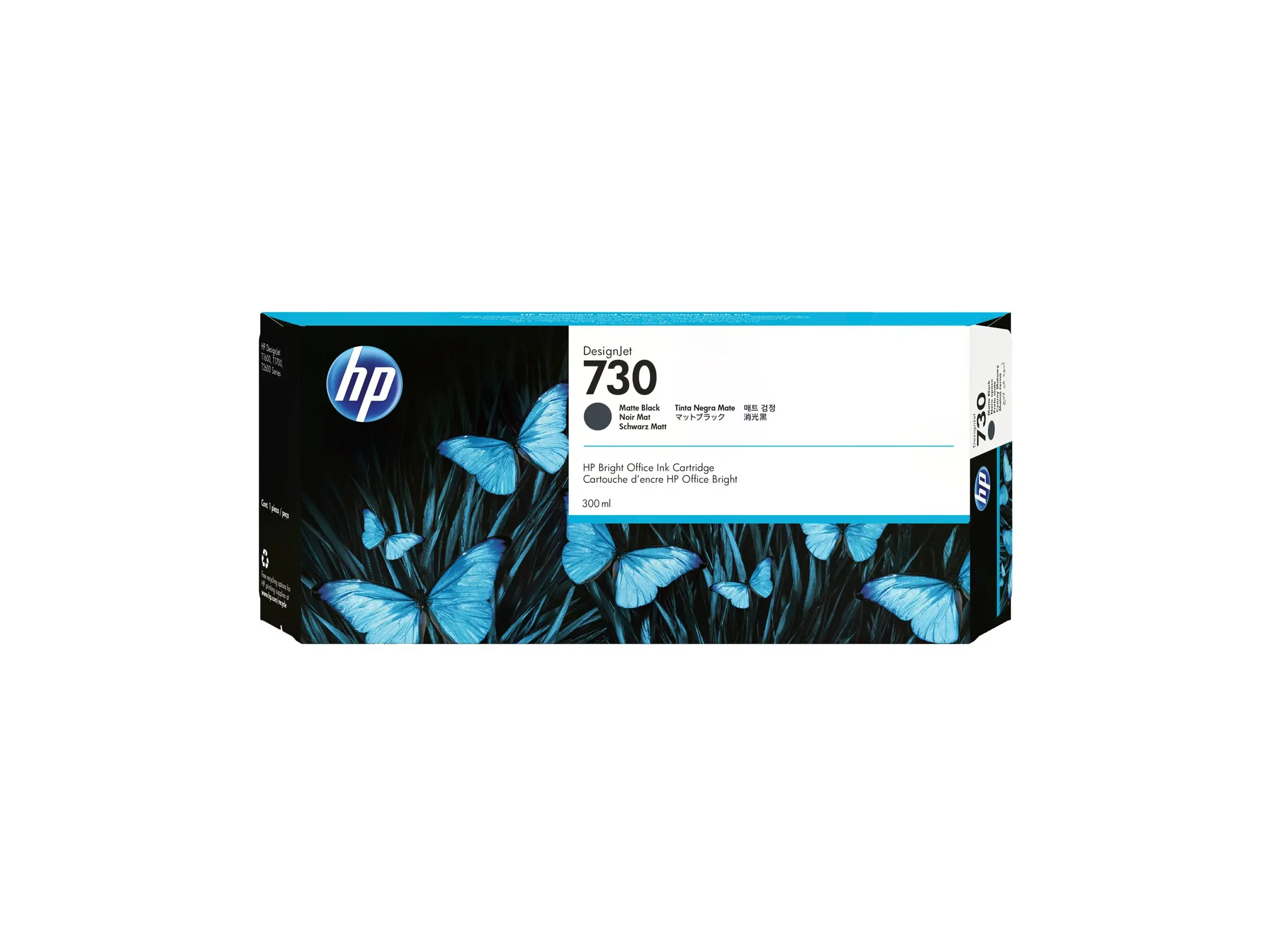 Консуматив, HP 730 300-ml Matte Black Ink Cartridge - image 1