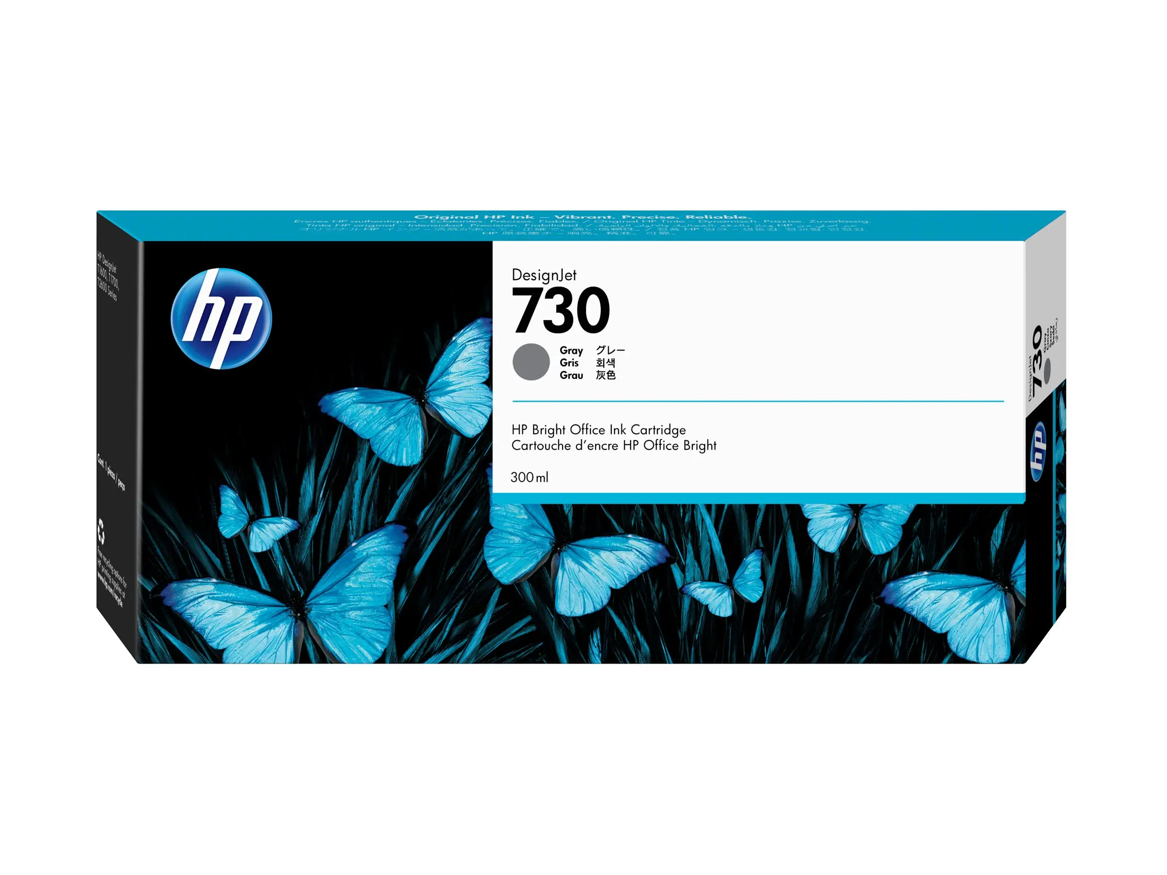 Консуматив, HP 730 300-ml Gray Ink Cartridge - image 2