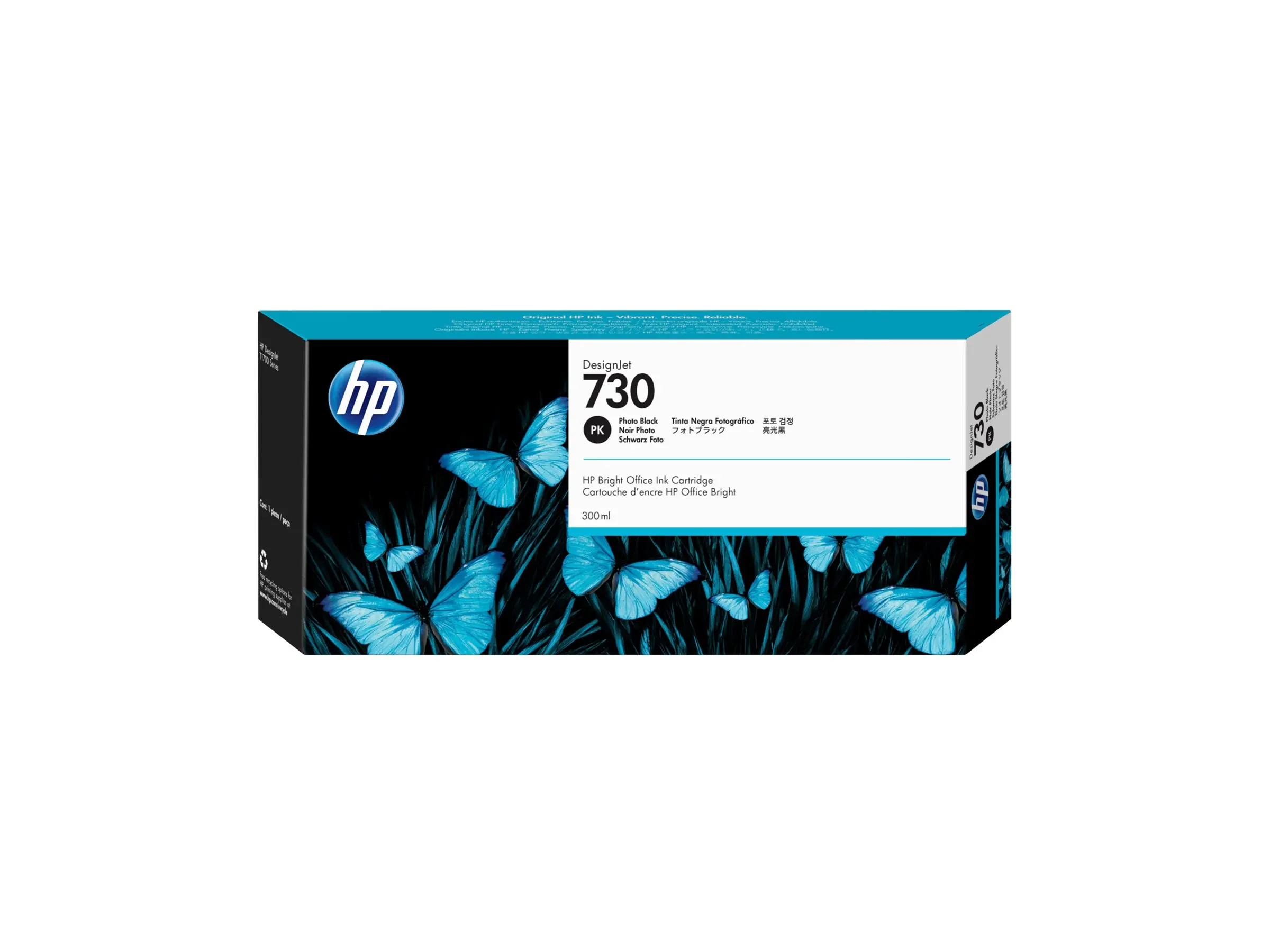 Αναλώσιμο, HP 730 κασέτα μελανιού 300-ml φωτογραφικό μαύρο - image 1
